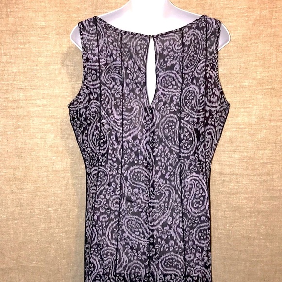 ⭐️3 for $29 EUC Sandra Darren Sleeveless Sheer Dress - Picture 6 of 13